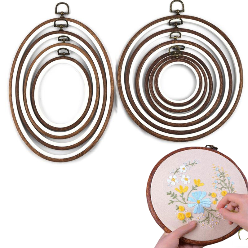 Embroidery Hoop - 10 SZT. Narzędzi do szycia Okrągłe