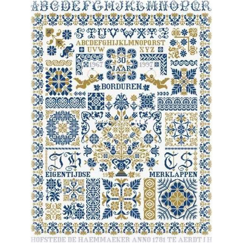 Embroidery Kurta Men - Zestaw do haftowania krzyżykowego 873, tkanina