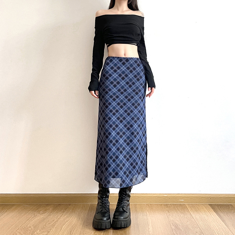 Felt Sheet Wool - Kobiety Wiosna Jesień Plaid Print Wrap