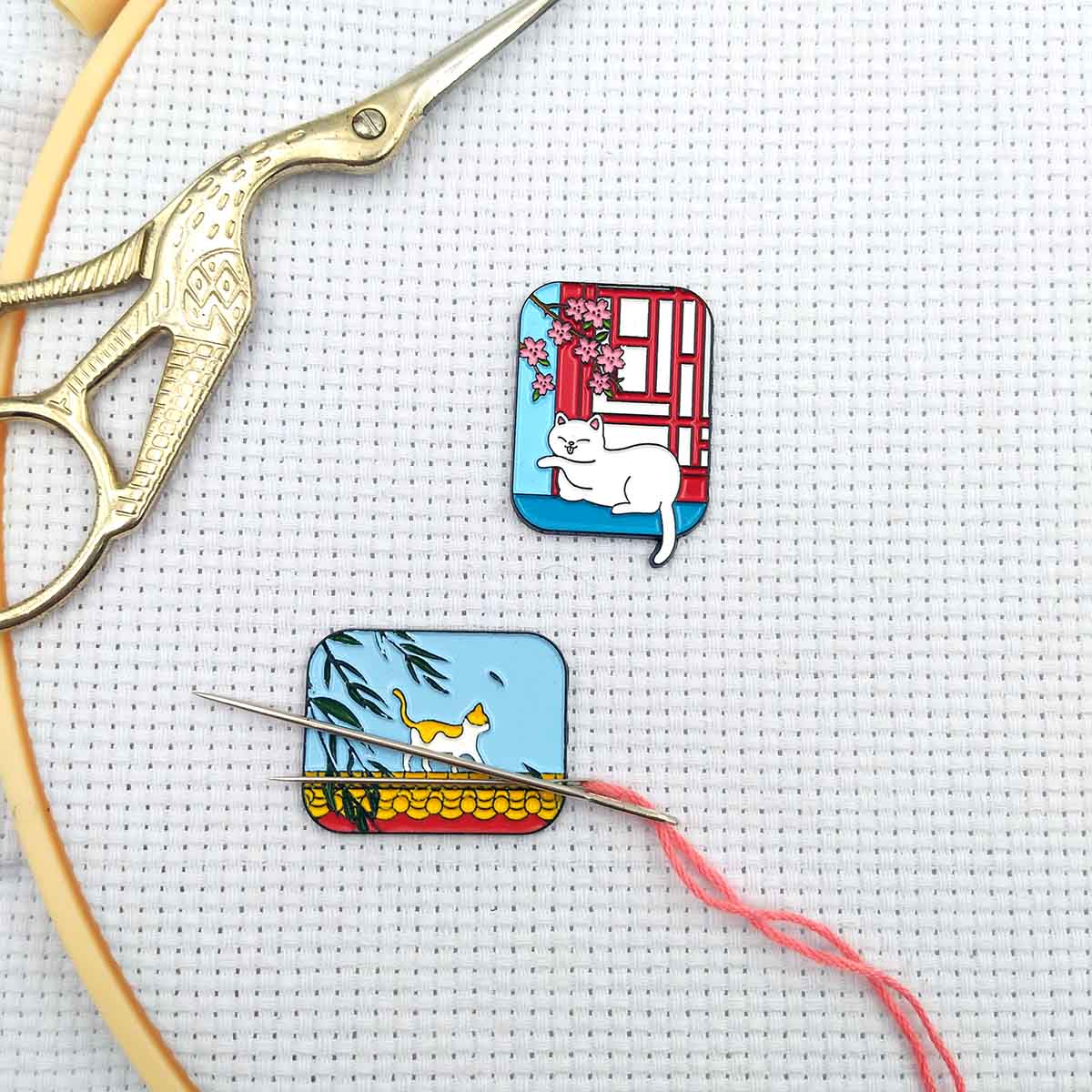 Needle Minder Magnet - Uroczy magnetyczny uchwyt na igły w