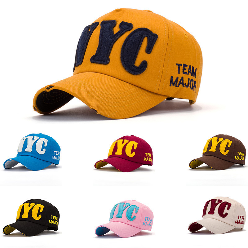 Embroidery Nyc - Czapka baseballowa z haftem „Broken Hole