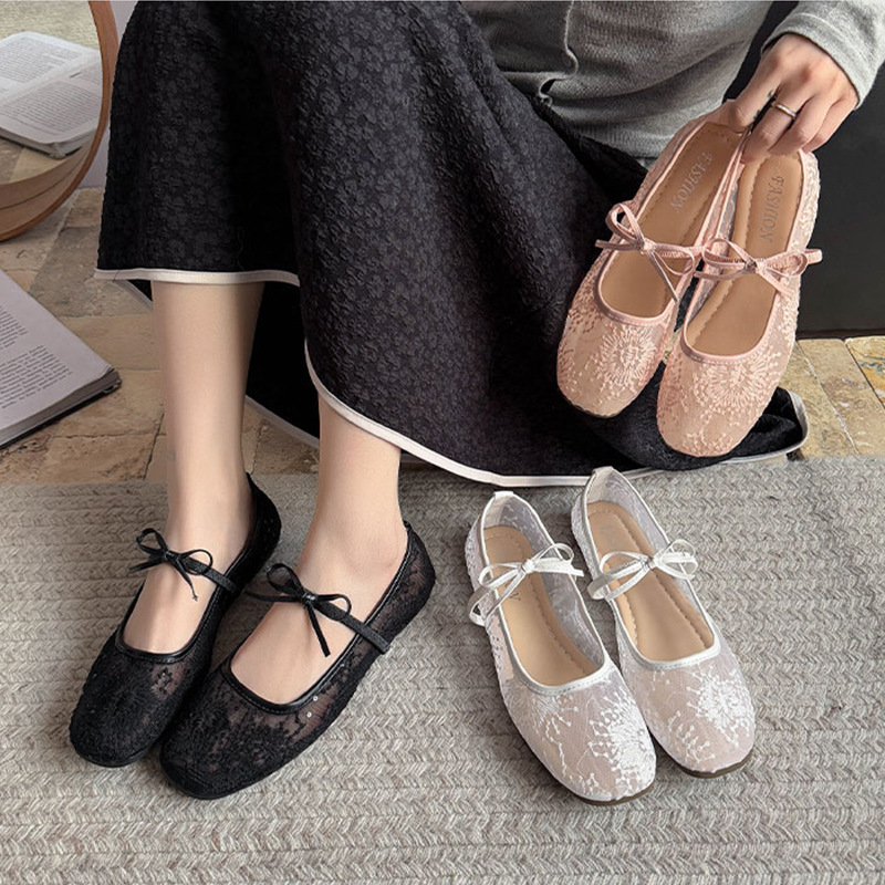 Damskie delikatne baleriny 202 – Embroidery Shoes recenzja i cena