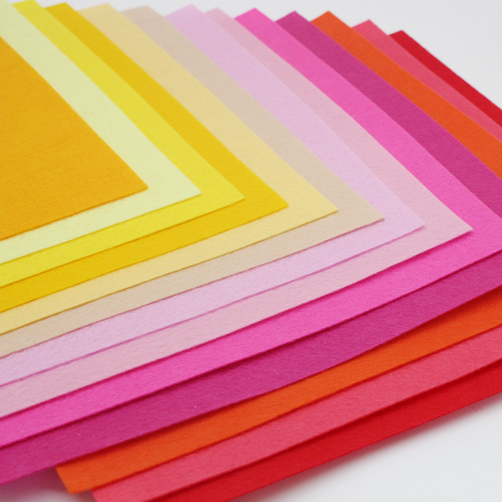 40 sztuk arkuszy filcu wełnian – Felt Sheet Wool recenzja i cena