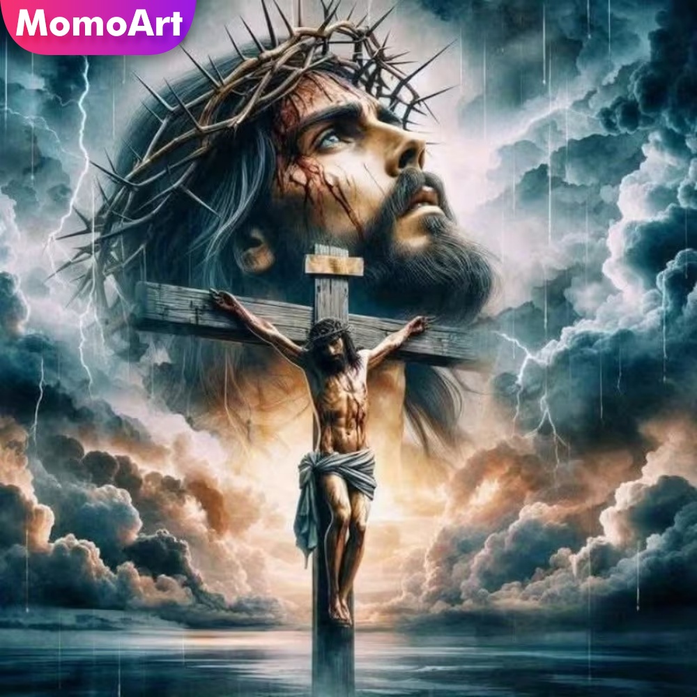 Momoart Diamentowe Malowanie P – Embroidery Jesus recenzja i cena