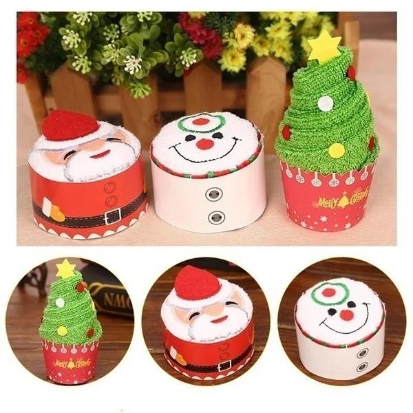 Świąteczne ręczniki 30x30cm w  – Embroidery Xmas Decorations recenzja i cena