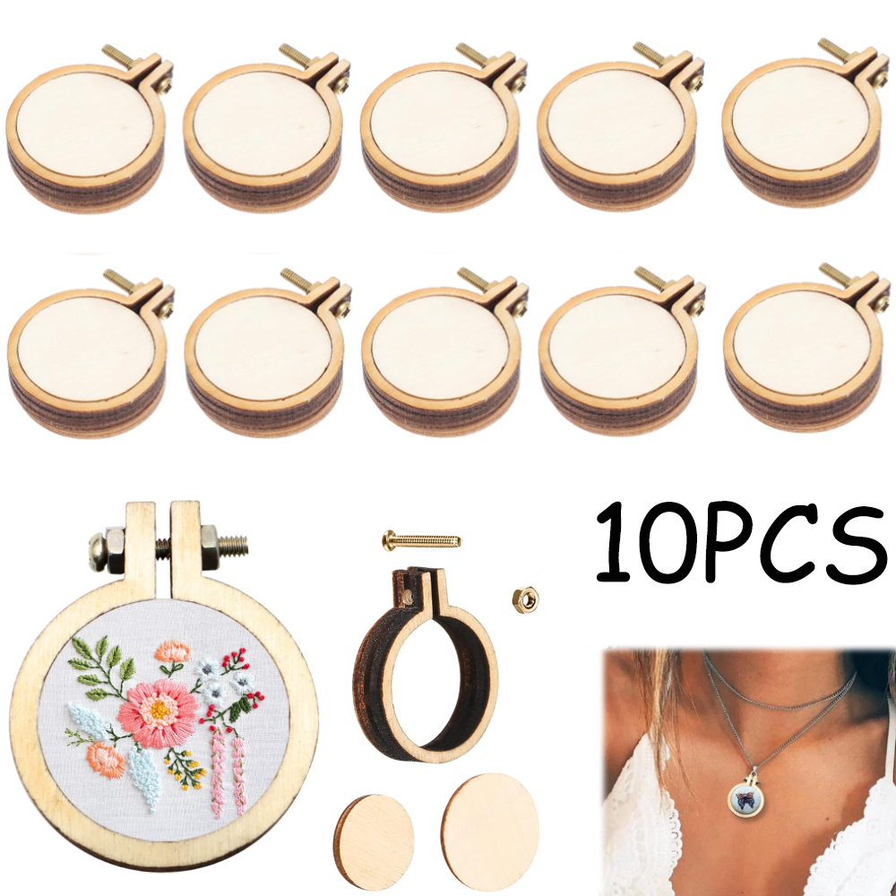 10 sztuk/zestaw drewniane Mini – Embroidery Zone recenzja i cena