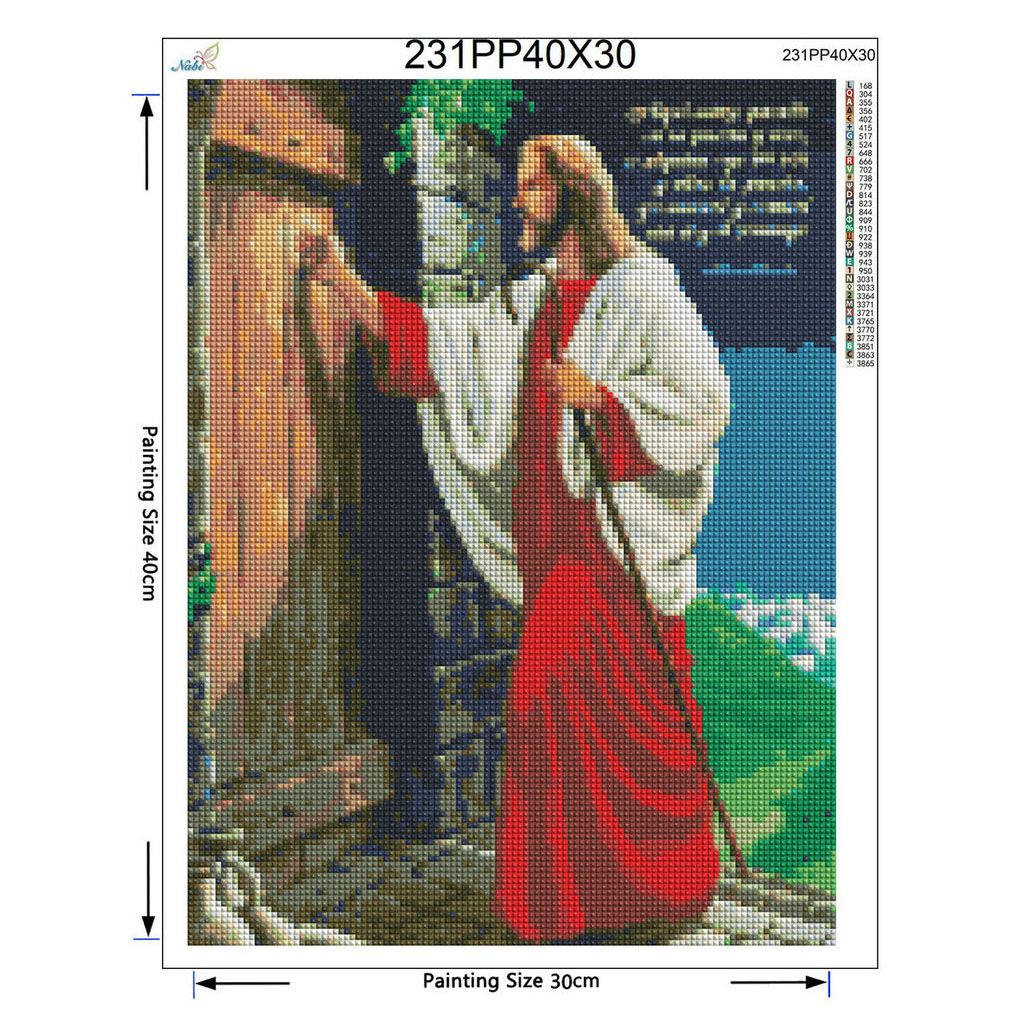5d diy diament haft jezus zapu – Embroidery Jesus recenzja i cena
