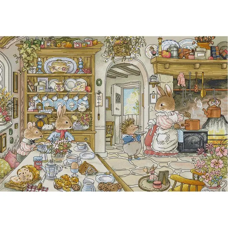 Kuchnia królika Cartoon wzór z – Embroidery Kurta Men recenzja i cena