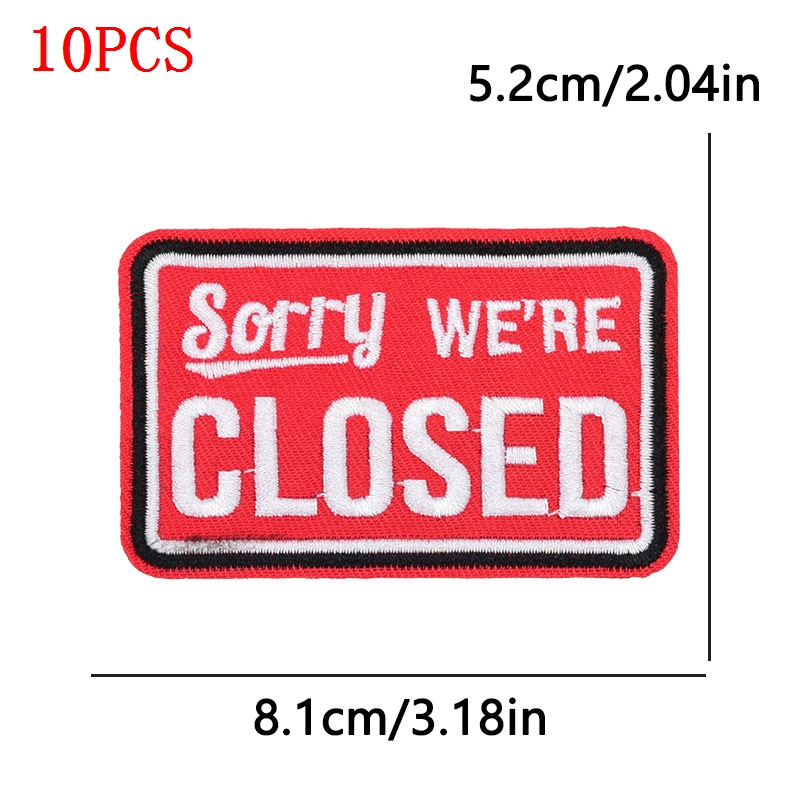 10 sztuk/zestaw Naszywki z haf – Embroidery Nyc recenzja i cena