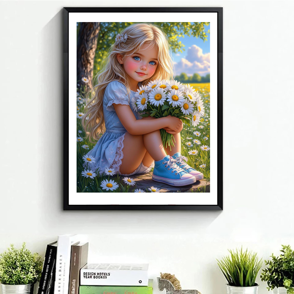 Bezramowe, 5D DIY Diamentowe M – Embroidery Flower recenzja i cena