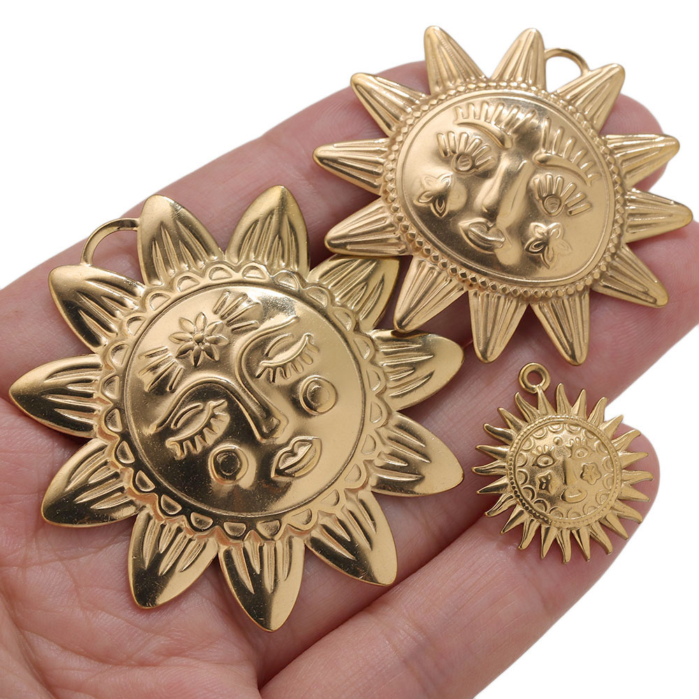 5 szt. Złote zawieszki PVD ze  – Embroidery Gold recenzja i cena