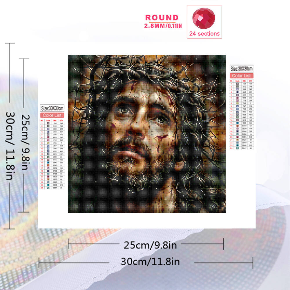 Evershine Diamentowe Malowanie – Embroidery Jesus recenzja i cena