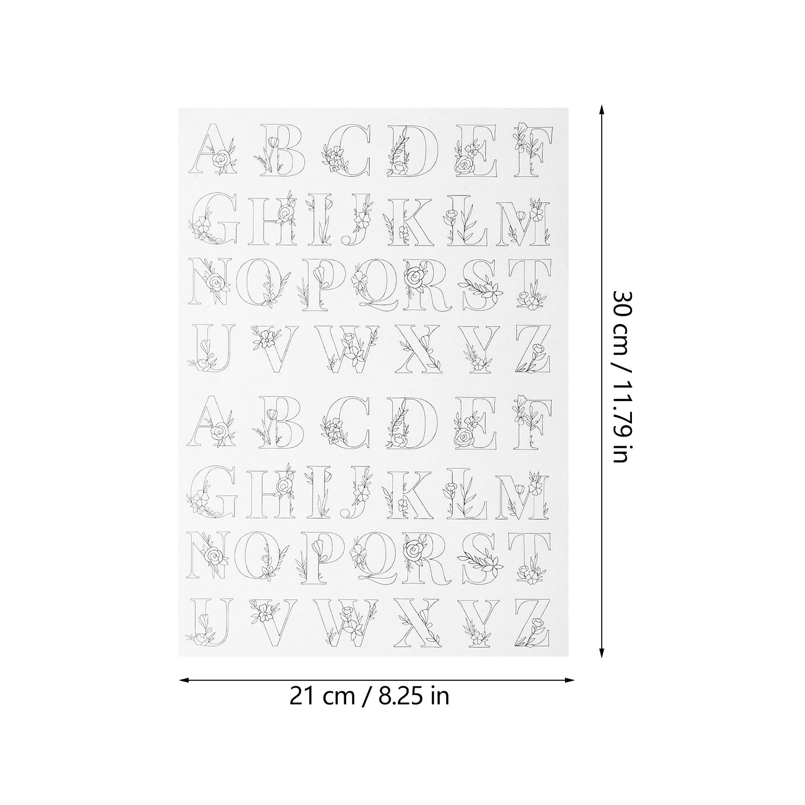 2 szt. Szablony stabilizujące  – Embroidery Alphabet Designs recenzja i cena