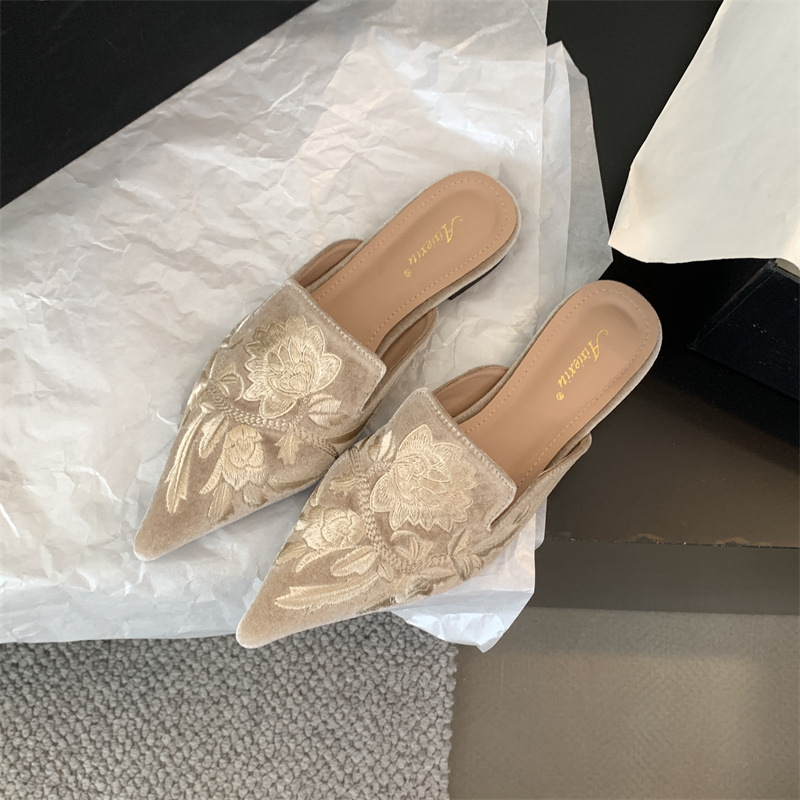 Nowe damskie buty 2026, haftow – Embroidery Flower recenzja i cena