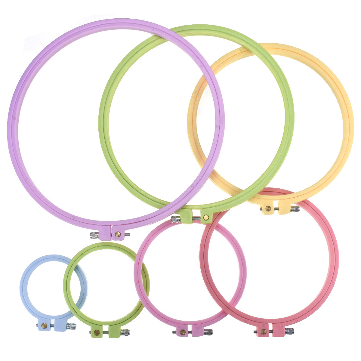 1/7 szt. 7-25cm Plastikowe Tam – Embroidery Hoop recenzja i cena