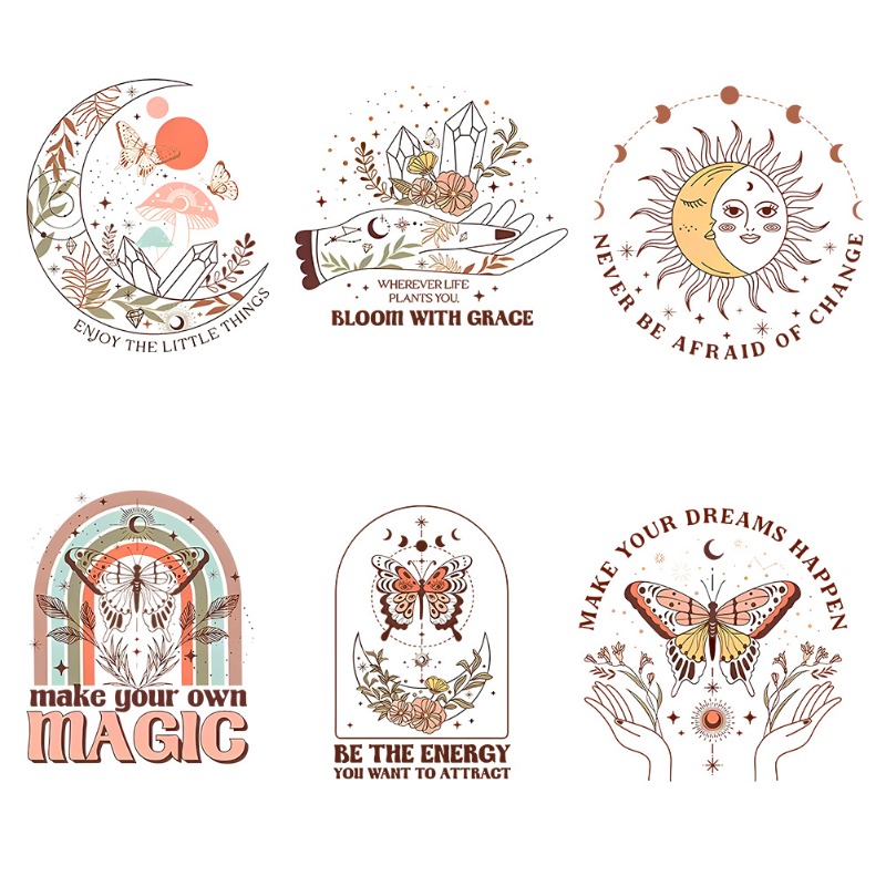 Kreskówkowe kwiatowe naklejki  – Embroidery Flower recenzja i cena