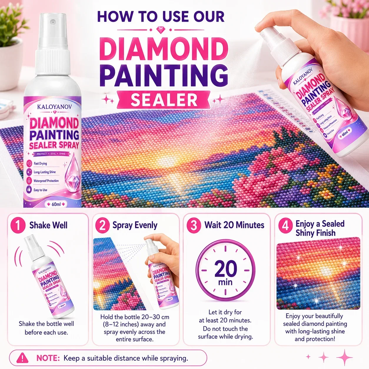Spray do utrwalania obrazów di – Embroidery Details recenzja i cena