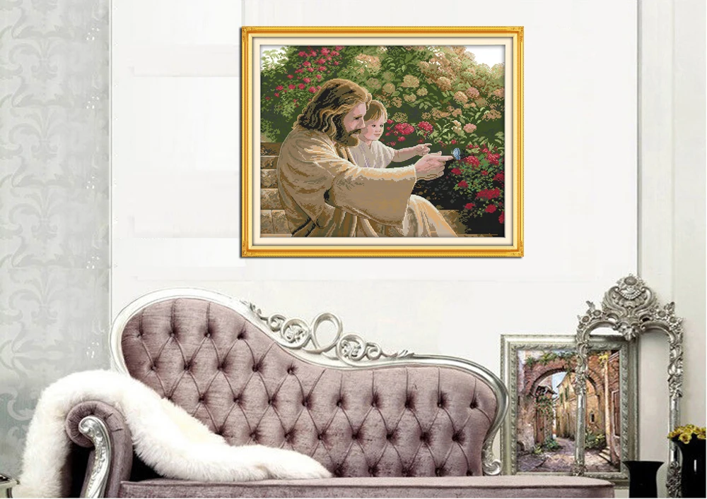 Radość niedziela jezus i dziec – Embroidery Jesus recenzja i cena