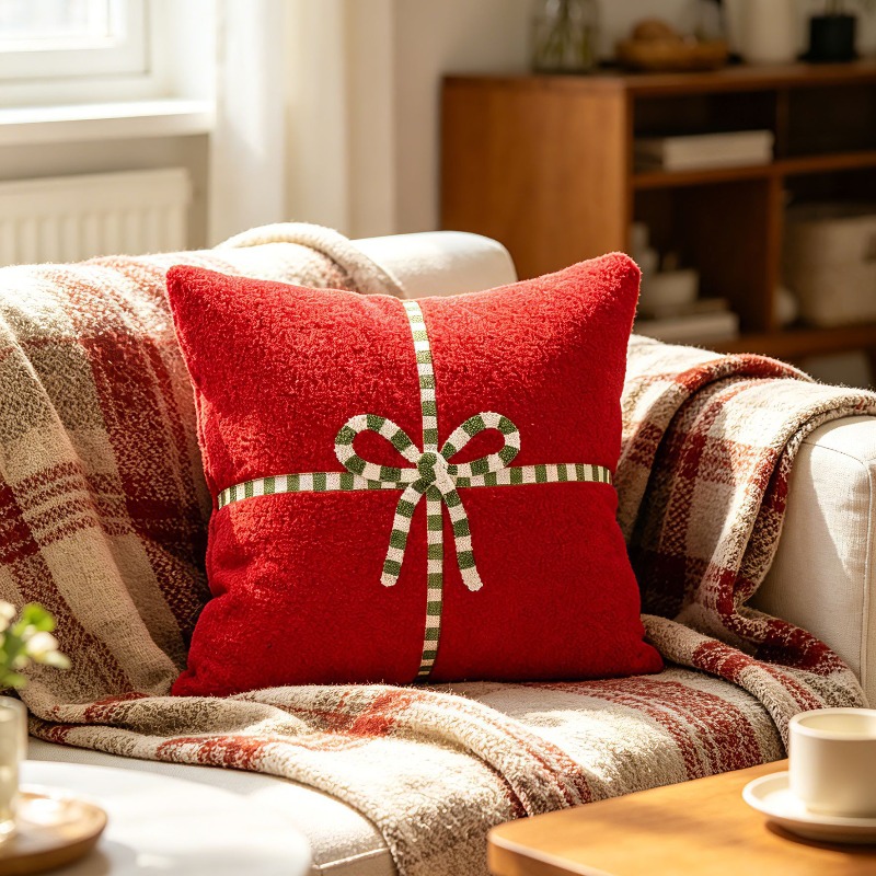 Świąteczna poszewka na poduszk – Embroidery Xmas Decorations recenzja i cena
