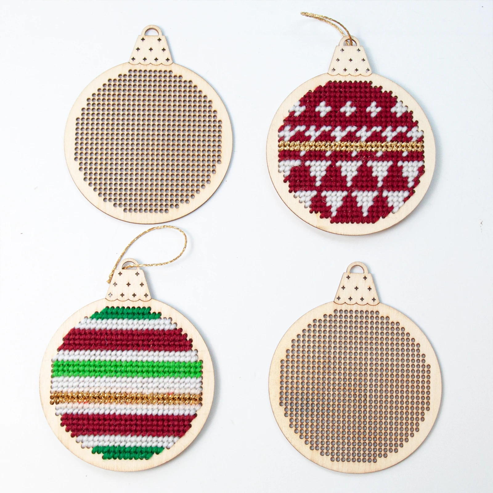 12 szt. Świąteczne drewniane z – Embroidery Xmas Decorations recenzja i cena