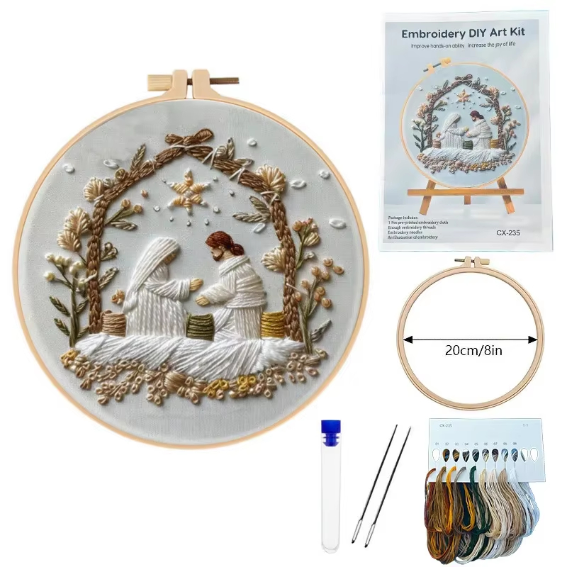 Zestaw do haftu świątecznego z – Embroidery Jesus recenzja i cena