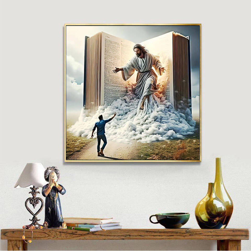 Evershine 5D obraz diamentowy  – Embroidery Jesus recenzja i cena