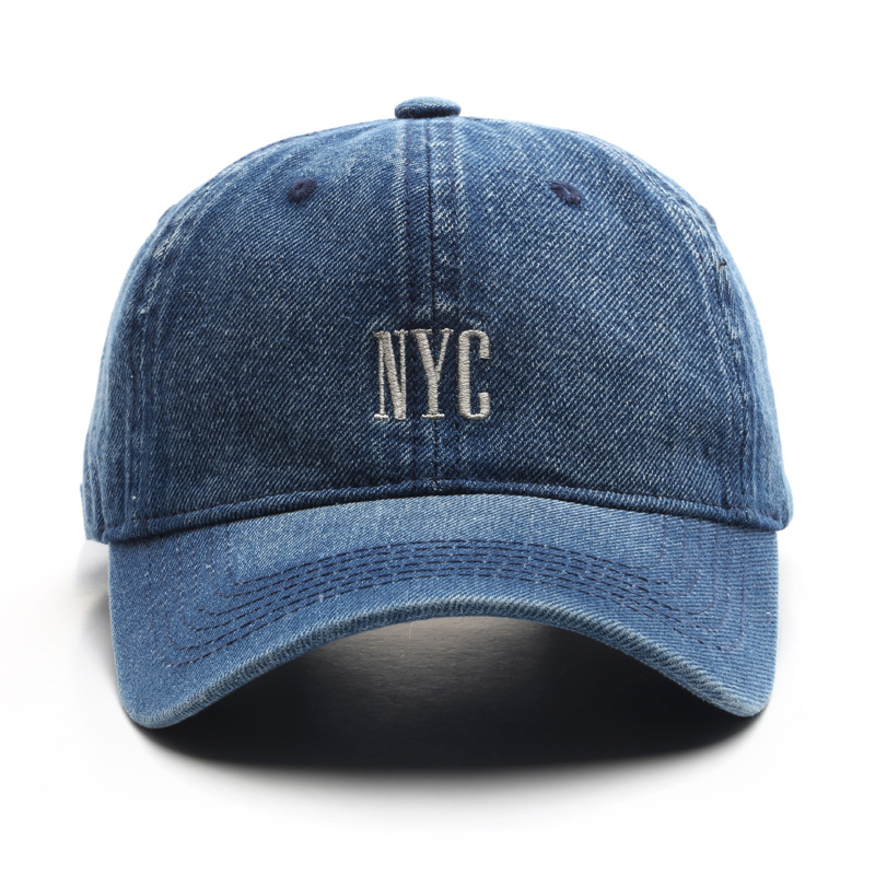 Klasyczna retro dżinsowa czapk – Embroidery Nyc recenzja i cena