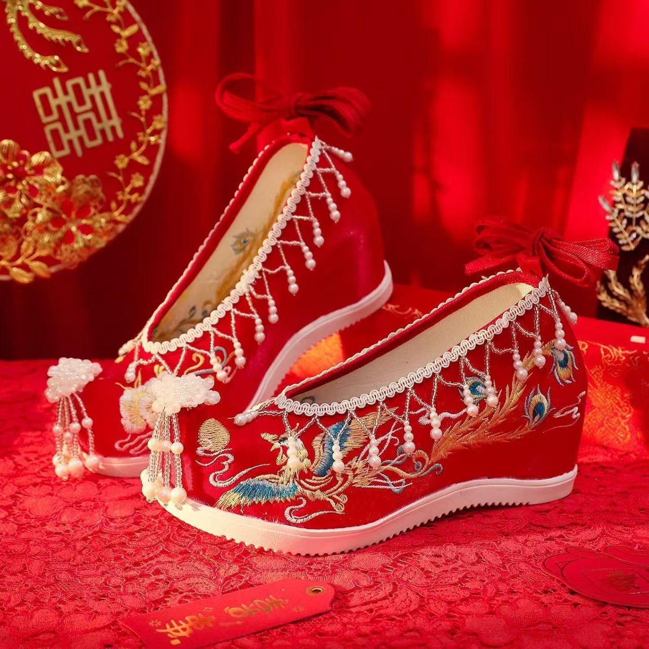 Damskie Nowe Czerwone Haftowan – Embroidery Red recenzja i cena