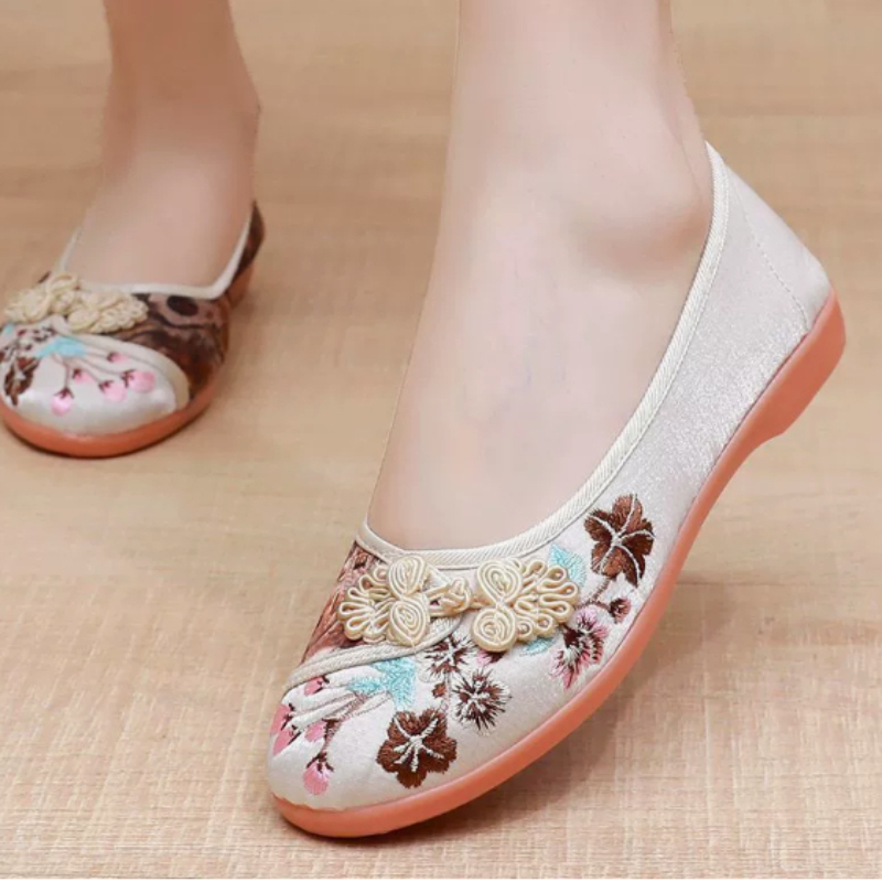 Damskie płócienne buty w stylu – Embroidery Shoes recenzja i cena