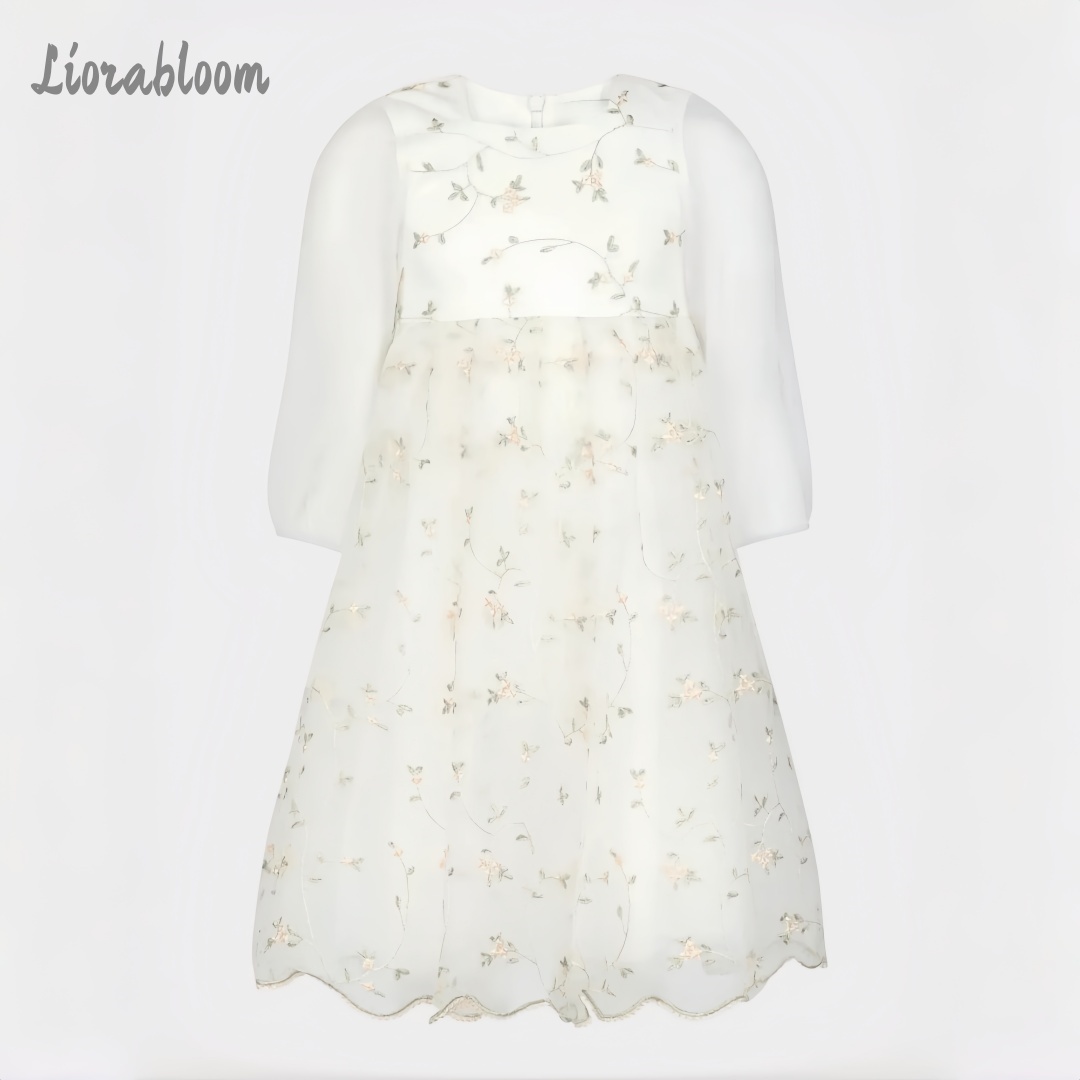 Sukienka dla dziewczynki sypią – Embroidery Flower recenzja i cena