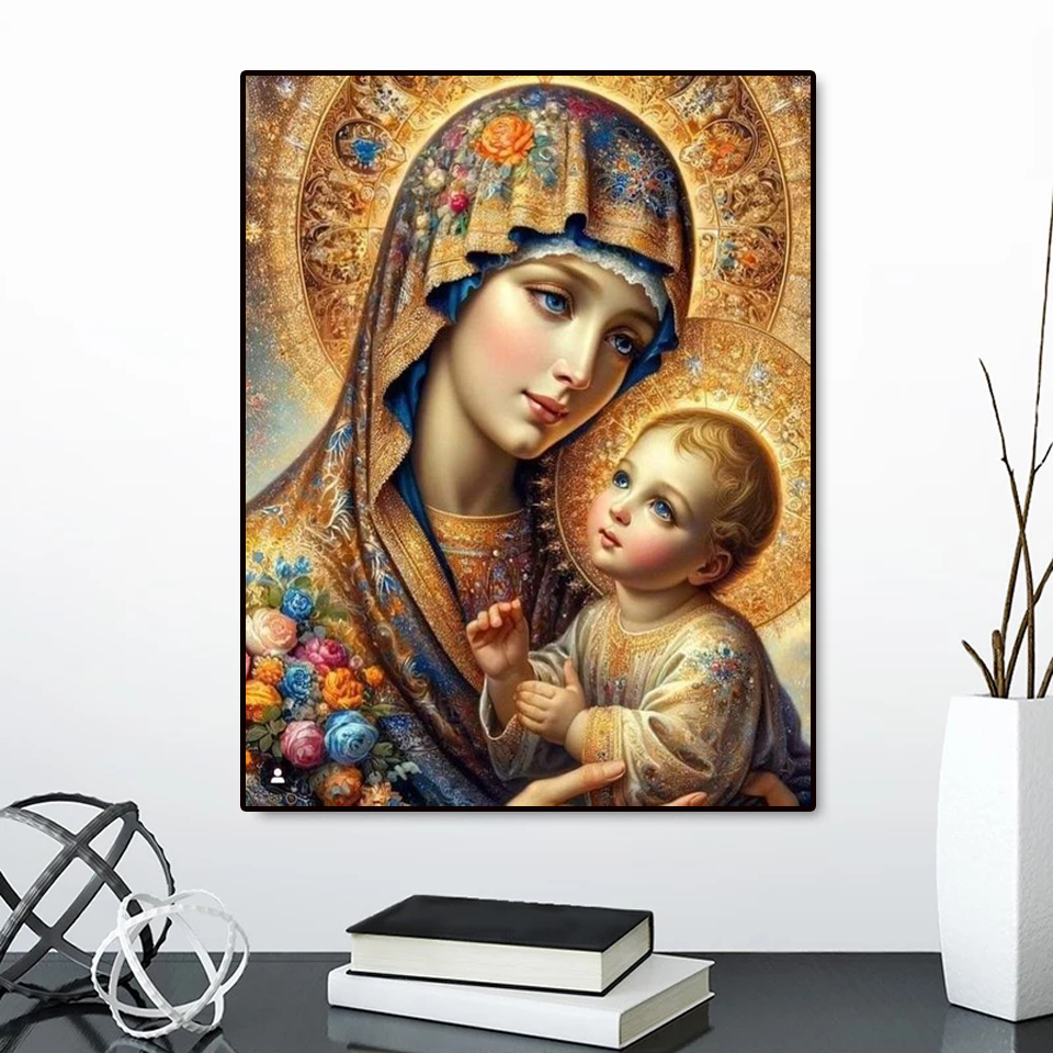 Bezramowe, diamentowe malowani – Embroidery Flower recenzja i cena